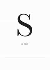 S is for Sixty created by Nothing But Lovely