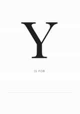 Y is for Yay! created by Nothing But Lovely