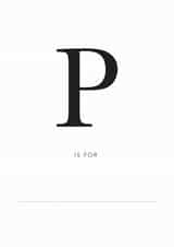 P is for Perfect Couple 1000 created by Nothing But Lovely