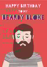 Happy Birthday To My Beardy Bloke created by Jessica Eyre