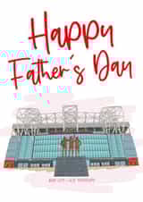 Man Utd Father's Day Card created by Moo & Snip