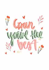 Gran you're the best! created by Alice Clarke