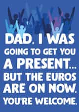 EUROS football father's day card 1000 created by David Rudd