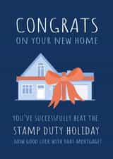 New House/Stamp Duty Holiday Card created by Cardigan Designs 
