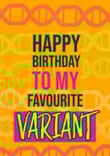 Pandemic birthday card for your fave person created by SQRRL STUDIOS