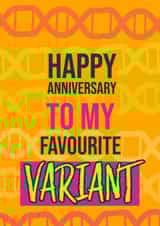 Pandemic Anniversary Card created by SQRRL STUDIOS