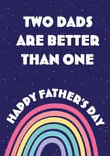 Father's day, Two dads are better than one! created by Vektorama