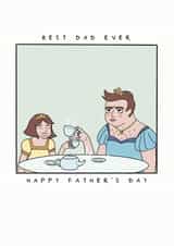 Princess Dad Father's Day card created by Hey Bungalow Designs