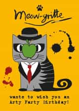 Arty Farty Birthday Greetings created by Wicked Poppy Designs