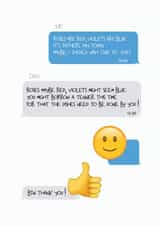 Funny Father's Day Text message card created by CreateDesigns by Shaista Parveen