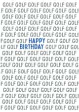 Golf Golf Golf - Happy Birthday Card created by @Laura Lonsdale Designs
