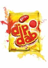 Sherbet Dipdab created by Georgina Luck Illustration