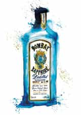 Bombay Sapphire created by Georgina Luck Illustration