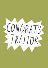 Congrats Traitor Ne job card created by Smail