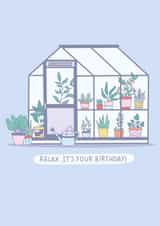 Relax, It's your Birthday!  created by Emma Tobey Illustration