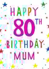 Happy 80th birthday mum created by Earlybird