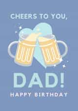 Cheers To You Dad Happy Birthday card created by Jam On Toast