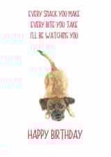 Happy Birthday from the Border Terrier created by Sarah Maddox