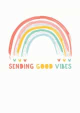 Good Vibes Rainbow Card created by Pipsqueak Designs