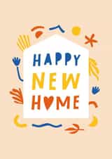 Happy New Home paper cut out created by Karin van der Vegt