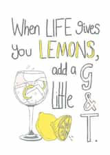 When Life Gets you Down, add a little G&T created by Mummy Bee