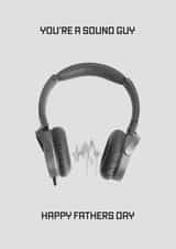 You're A Sound Guy fathers day card created by AH Designs