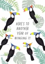 Here's To Another Year Of Winging It created by Jessica Eyre