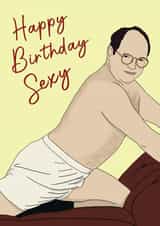 George Costanza - Seinfeld Birthday Card created by Bonne Nouvelle