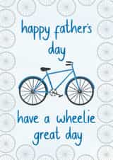 Have a wheelie great Fathers day card created by Sofia Papa Designs