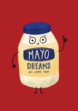 Mayo Dreams Come True Graduation Card created by Fox Card Co