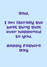 Best thing Fathers Day Card created by TickledPink