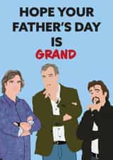 The Grand Tour Father's Day card created by Iconicus Design