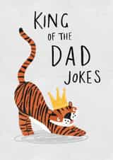 King of the Dad jokes card created by Kelsey  Collings 