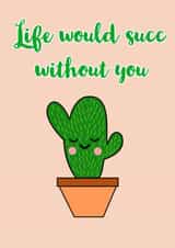 Plant Love/Friendship Card created by @RoseDesignCards