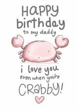 Crabby Daddy created by @doublepea_designs