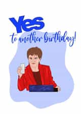Nicola Sturgeon Birthday Card created by Suzie Shambles Design