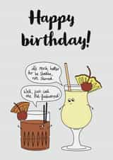 Old Fashioned Cocktail Birthday Card created by Meg Makes It