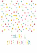 Star Teacher thank you card created by Gorgeous Creations