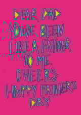 Like A Father Figure Father's Day Card created by Gibbo The Doodler