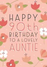 Happy 90th Birthday Auntie created by Juniper and Rose Studio