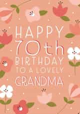 Happy 70th Birthday Grandma created by Juniper and Rose Studio