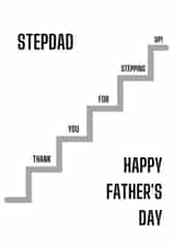 Stepdad Happy Father's Day Card created by J Wills
