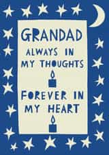 Grandad. Always In My Thoughts. Forever In My Heart. created by @AimeeStevens.Design