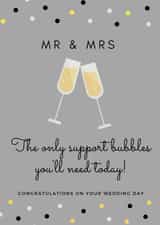 Mr and Mrs - Support bubbles created by Lovelier