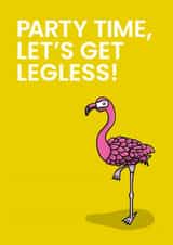 Party Time Flamingo created by Been Creating