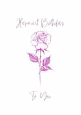 Happiest Birthday Flower created by Matthew McFarlane