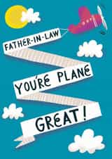 Father-In-Law, You're Plane Great! created by @AimeeStevens.Design