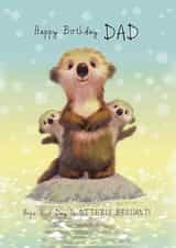 Trio Of Otterly Brilliant Otters created by PipWilsonArt