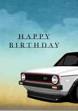 Mk 1 golf car card created by Phoebe 