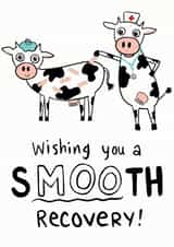 Smooth Recovery Get Well Soon  created by Fox Card Co
